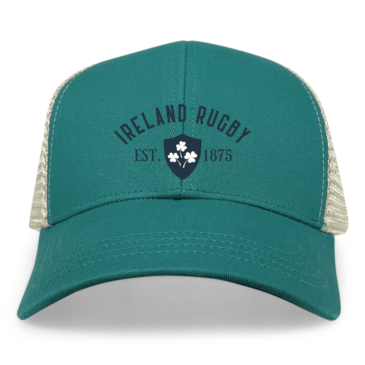 Ireland Rugby 1875 Navy Text Eco Trucker Cap World Rugby Shop