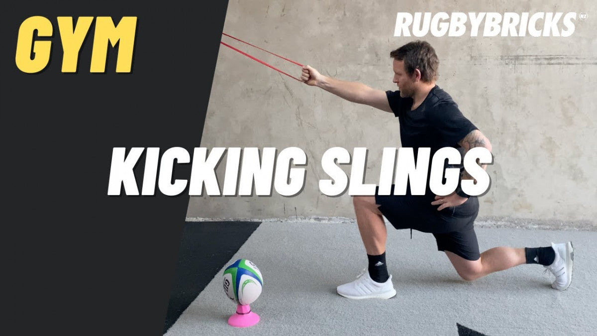 Kicking Slings | @rugbybricks Gym Kicking Exercises