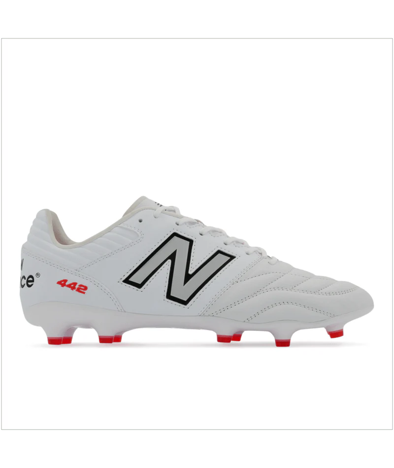 New Balance 442 V2 Pro FG Synthetic White Wide Footwear Size M 7.5