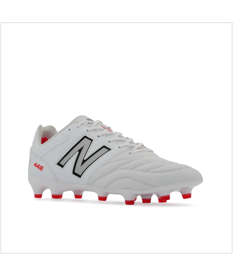 New Balance 442 V2 Pro FG Firm Ground Soccer Cleat White Size 7