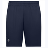 Navy Front Pocketed Moisture Wicking Rugby Shorts