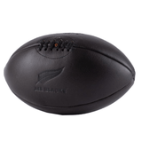 A vintage leather All Blacks Vintage Leather Ball by Gilbert on a white background.