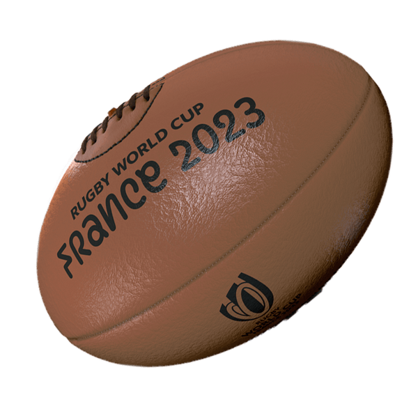 Gilbert RWC 2023 Ball | Vintage Leather Rugby World Cup Ball Size 5 ...