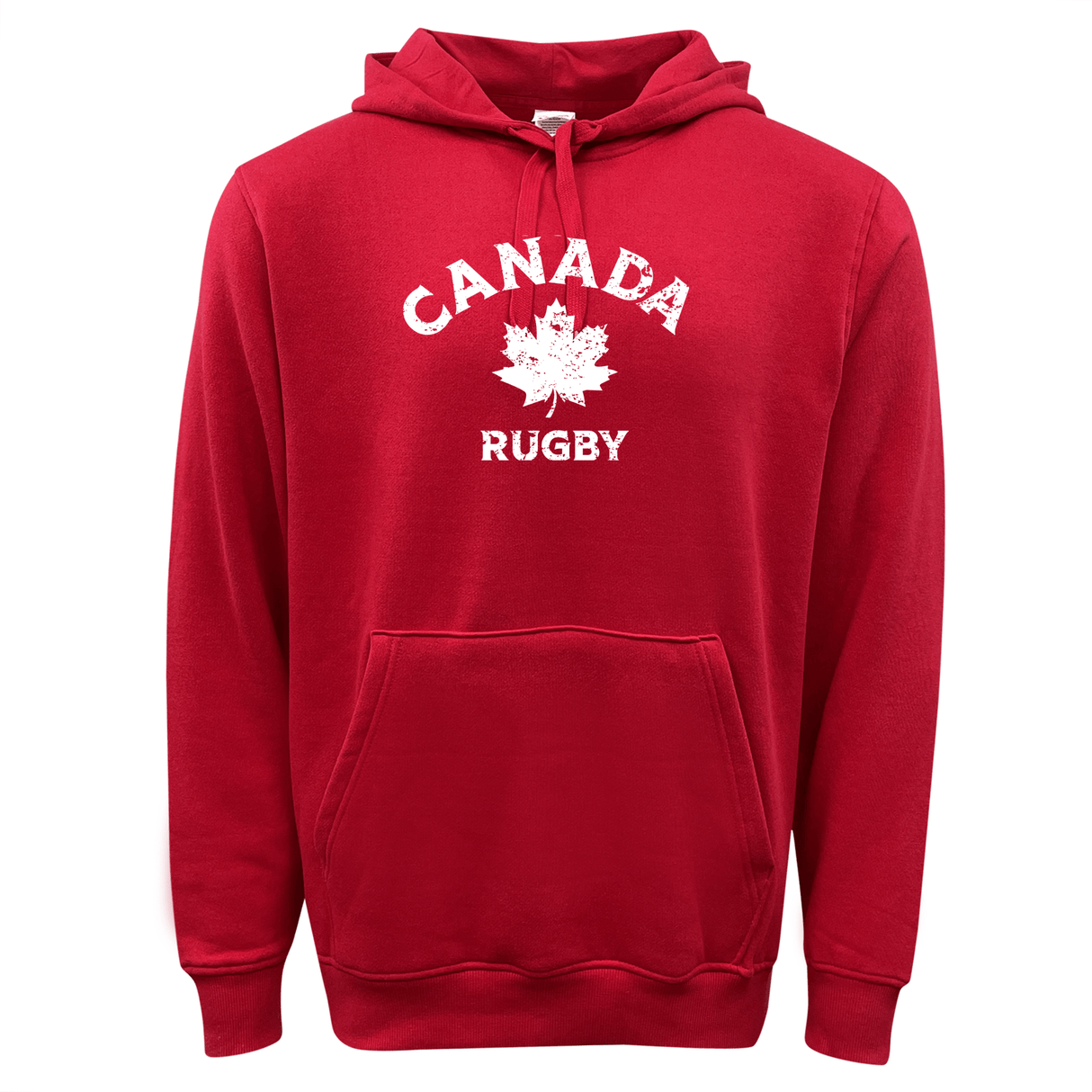 Nations of Rugby Canada Rugby 60/40 Pullover Hoodie by WRS Augusta with white logo.