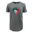 A gray Leicester Tigers Supersoft T-Shirt with a green and red crest. Brand name WRS LAT.