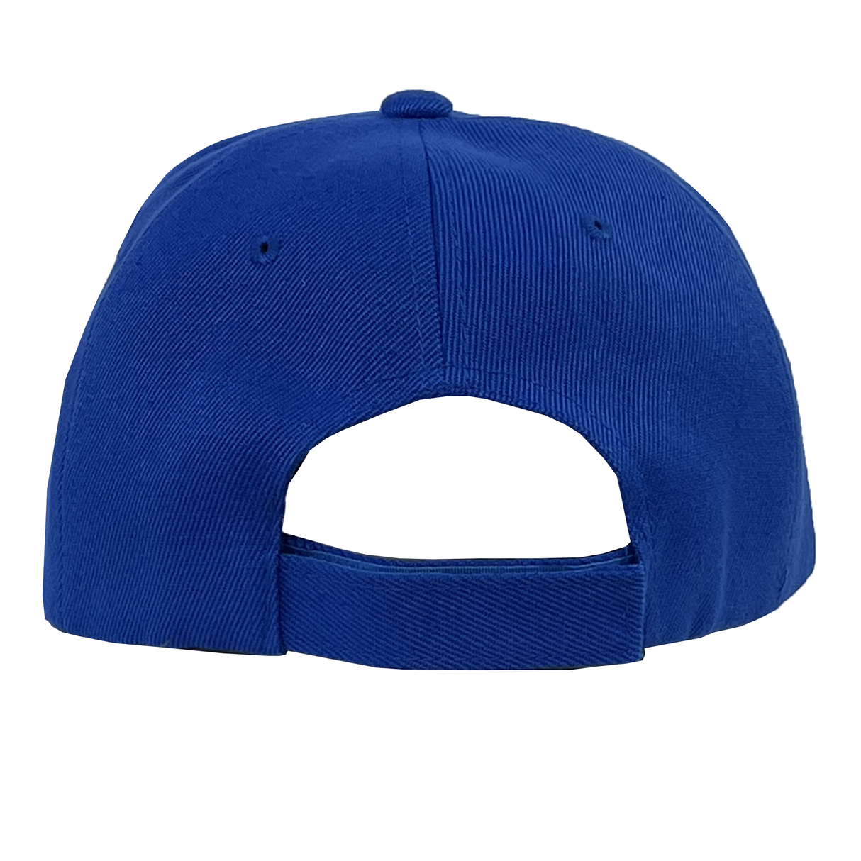 The Italy Baseball Cap 24/25 by Macron showcases a blue design with an adjustable strap and a small hole above it. Crafted by Macron, this cap maintains its elegant quality even after a gentle hand wash.