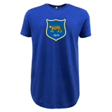 Nations of Rugby Vintage Argentina Supersoft Tee by WRS LAT with a crest depicting an Argentina Rugby leopard and the year 1910 on the chest.