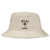 Nations of Rugby Fiji Rugby Crusher Bucket Hat with EMB Alpha Broder logo embroidery.