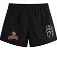 A Raleigh Cobras Rugby Tactic Short by EMB Canterbury with a logo on it.