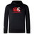 The WRS Canterbury CCC Club Lightweight Hoodie is a black hoodie with a red and white "Canterbury Canada" logo featuring the iconic maple leaf and includes a front pocket.