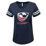 A WRS LAT USA Rugby Women's Vintage V-Neck Tee.