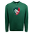 A WRS Augusta Leicester Tigers Fleece Crewneck Sweatshirt with the crest of the Leicester Tigers on it.