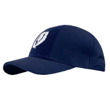 Experience nostalgia and sport with the Scotland Rugby 1990 Vintage Cap by Ellis Rugby. This navy blue cap features a white circular logo on the front, and "ELVIS 1967" text on the side. Its timeless design is ideal for fans of the Scottish rugby team.