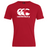 The Canterbury England CCC Flag Club T-Shirt by WRS Canterbury is a red cotton blend tee with a white logo on the front.