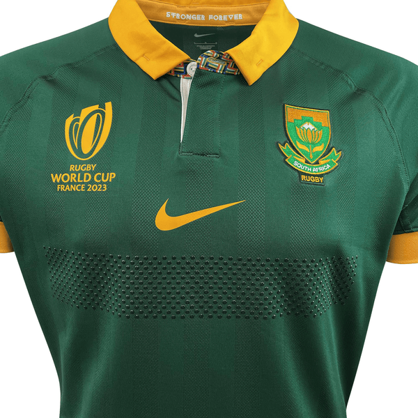 Springboks Rugby World Cup 23 Women's Home Jersey by Nike - Green