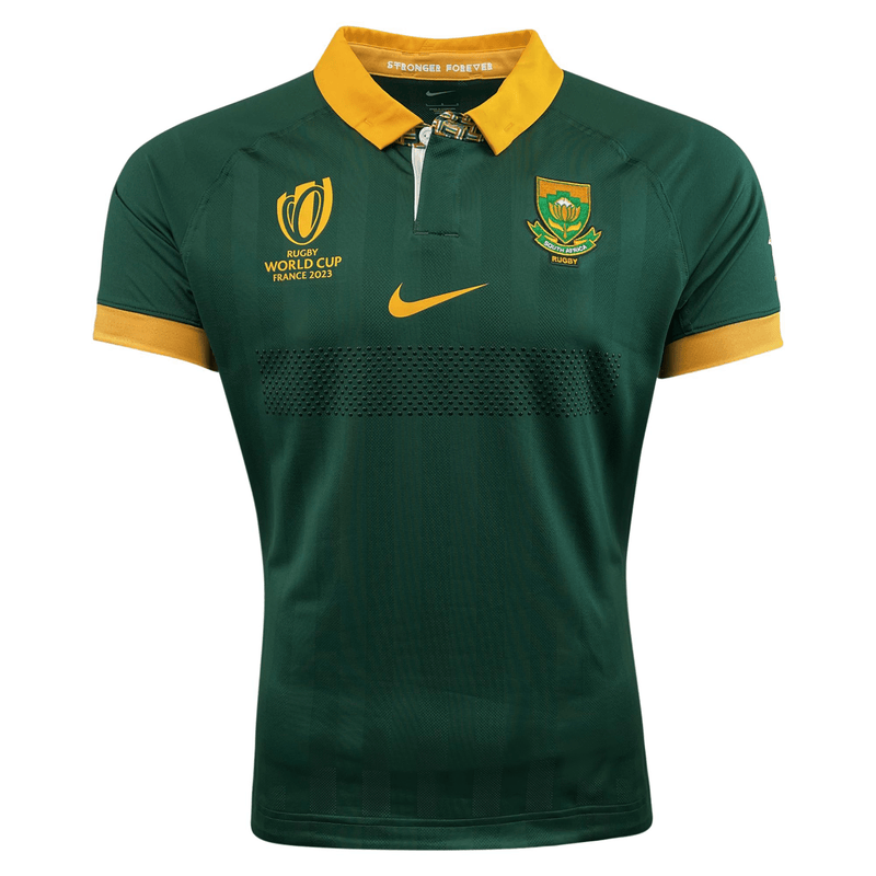 Springboks Rugby World Cup 2023 Match Home Jersey 2023 by Nike - Green ...