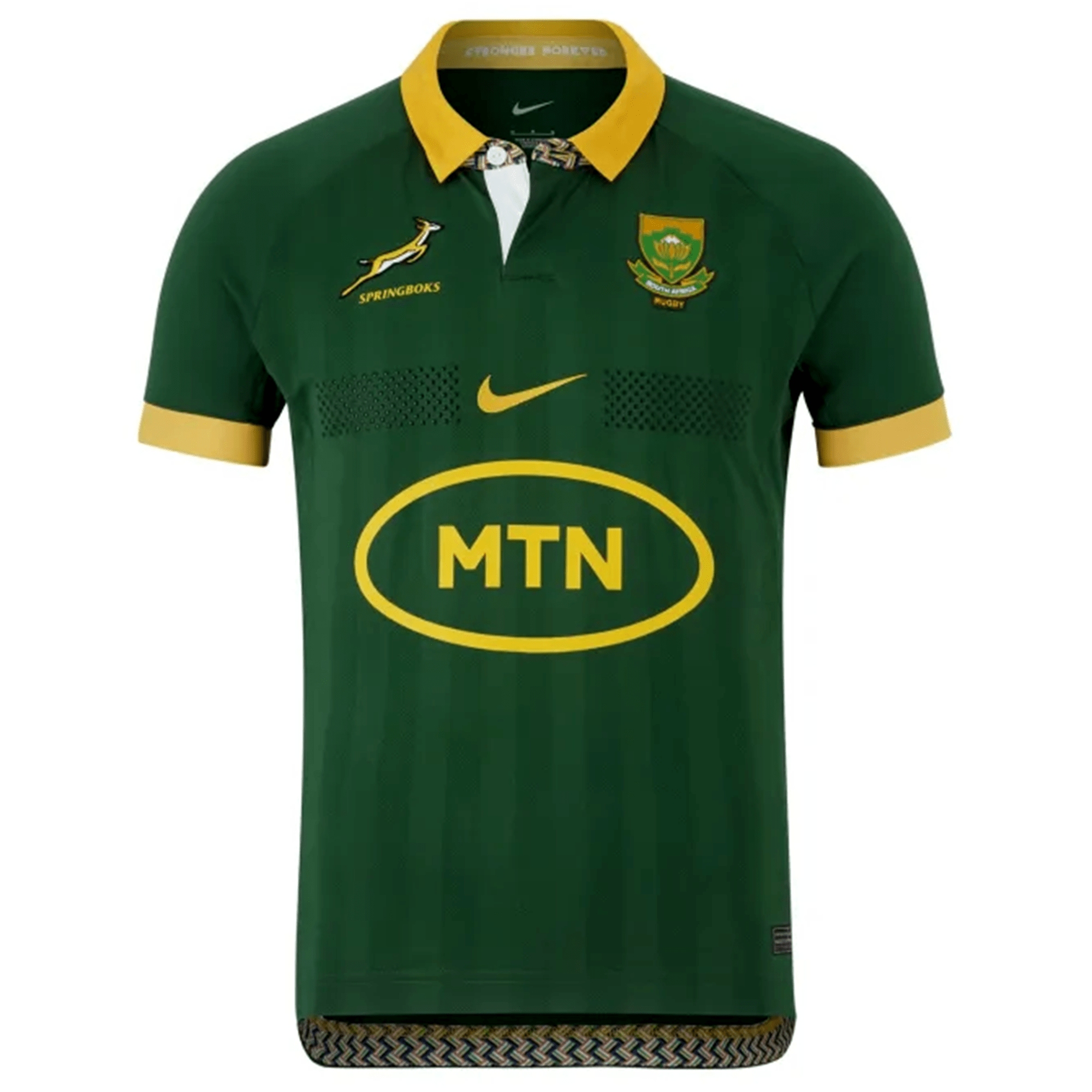 Nike SPRINGBOKS MENS NIKE MATCH REPLICA SS JERSEY HOME / World Rugby Shop