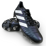 adidas Kakari Z.1 23 Rugby Cleat Soft Ground Boot Core Black White Carbon SKU HP6836 World Rugby Shop