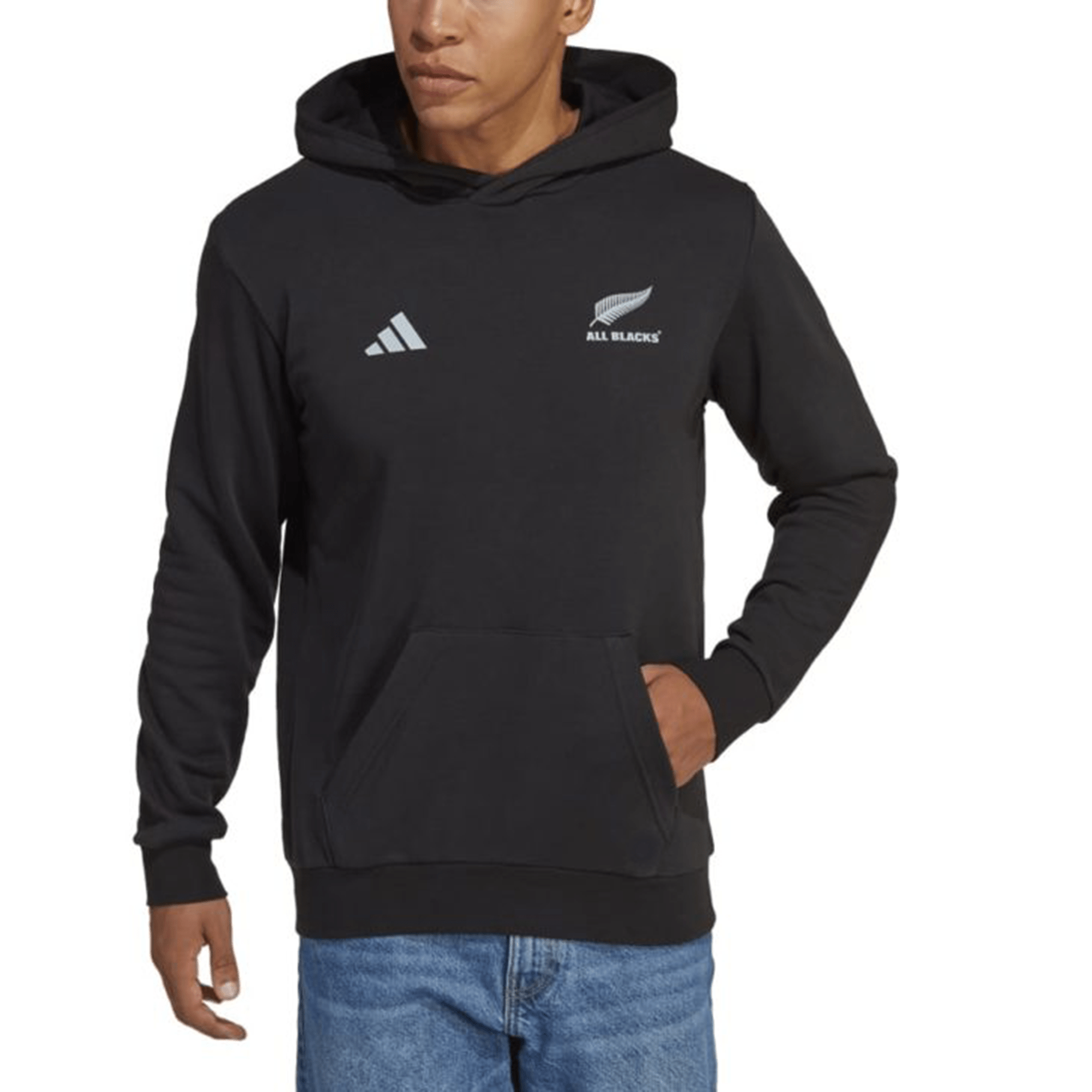 All Blacks Supporters Pull Over Hoodie 23 by adidas World Rugby Shop