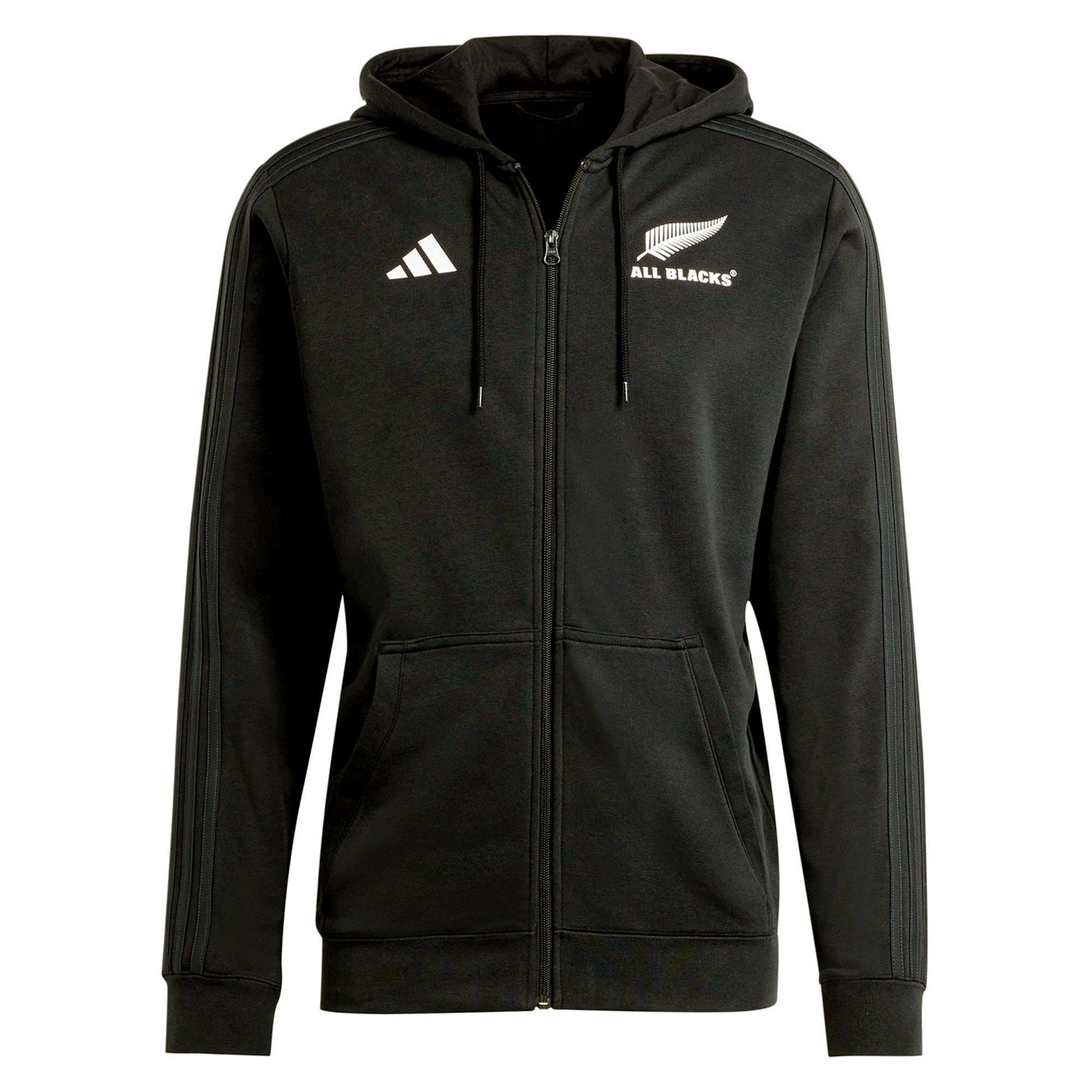 All Blacks Supporter Full Zip Hoodie by adidas