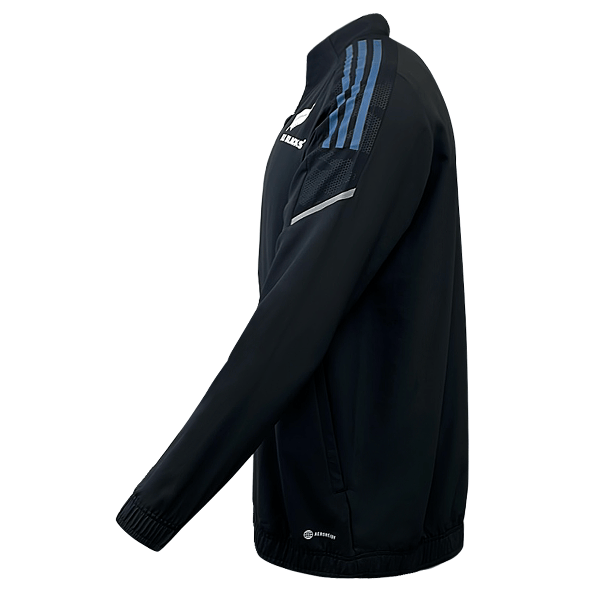 Adidas jacket with logo on sleeves online