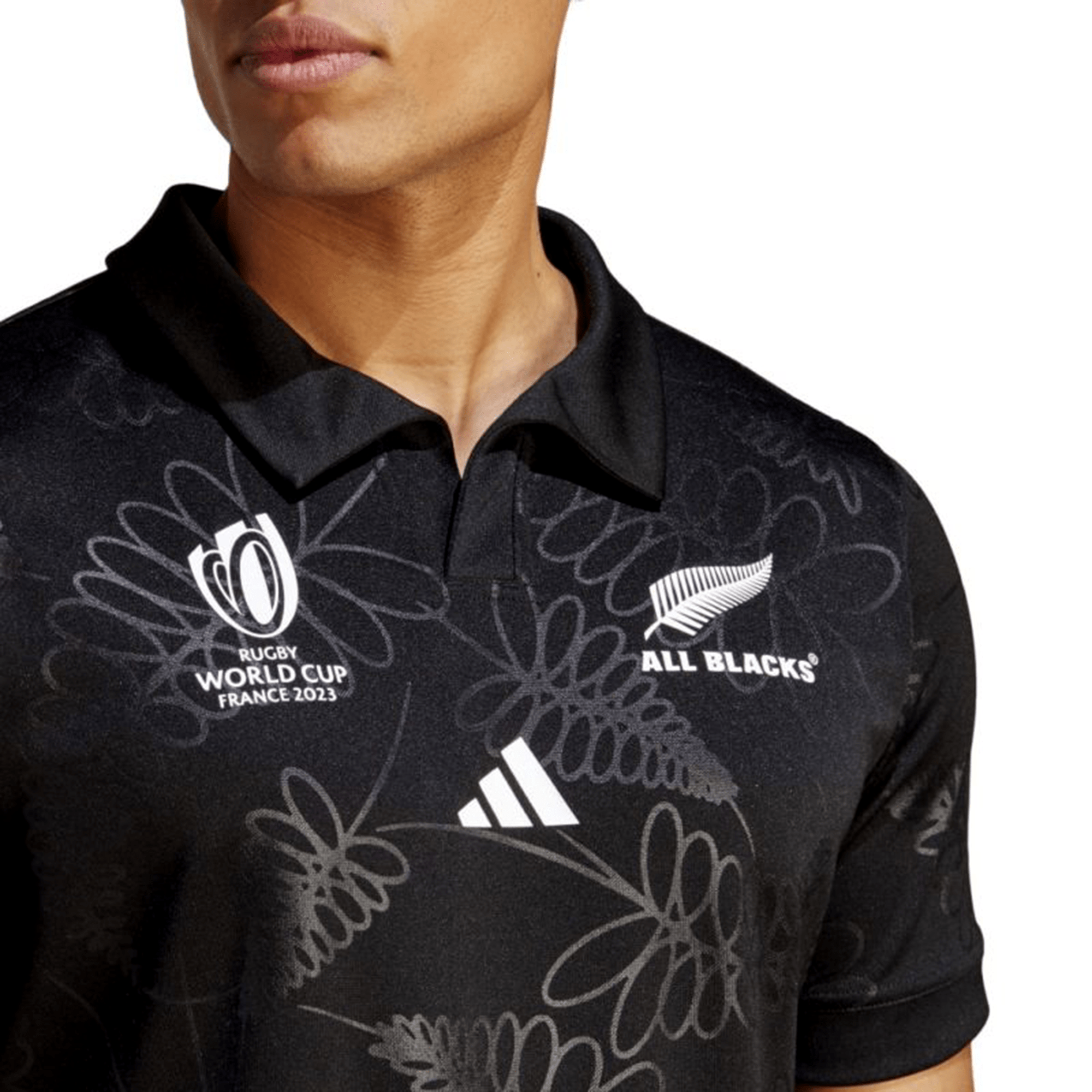 Adidas New Zealand All Blacks Jersey for the 2023 Rugby World Cup