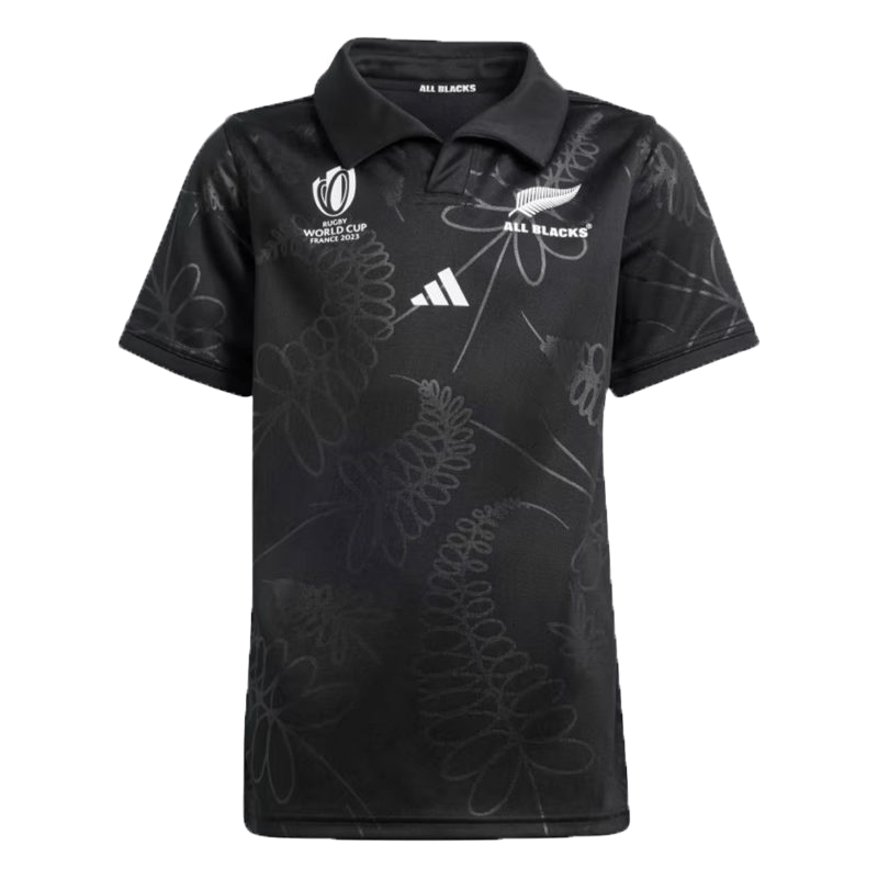 All Blacks RWC 23 Youth Home Supporter Jersey by adidas