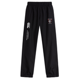 Onslow Rugby Misfits Cuffed Hem Stadium Pant by EMB Canterbury featuring logos including a bear and text graphics on the upper left leg, with cuffed hem and waistband.