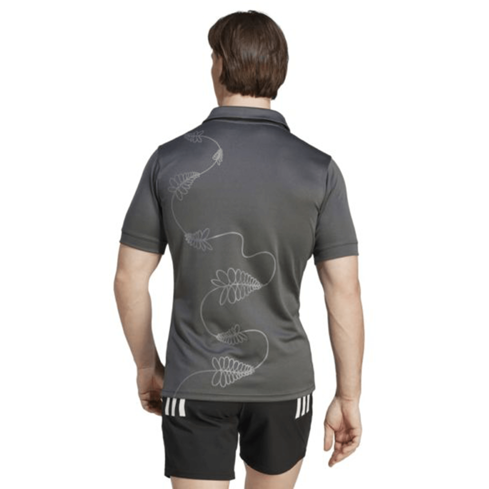 Adidas all black training hot sale jersey