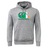 Gray Canterbury Ireland CCC Flag Club Hoodie by WRS Canterbury with a large front pocket and "Canterbury" logo featuring the CCC Flag Design in green, white, and orange.