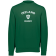 This Nations of Rugby Ireland Rugby Fleece Crewneck Sweatshirt by WRS Augusta is a must-have for any Irish rugby supporter. The green color represents the team's iconic jersey, while the rib knit cuffs and waistband provide a snug and secure fit.