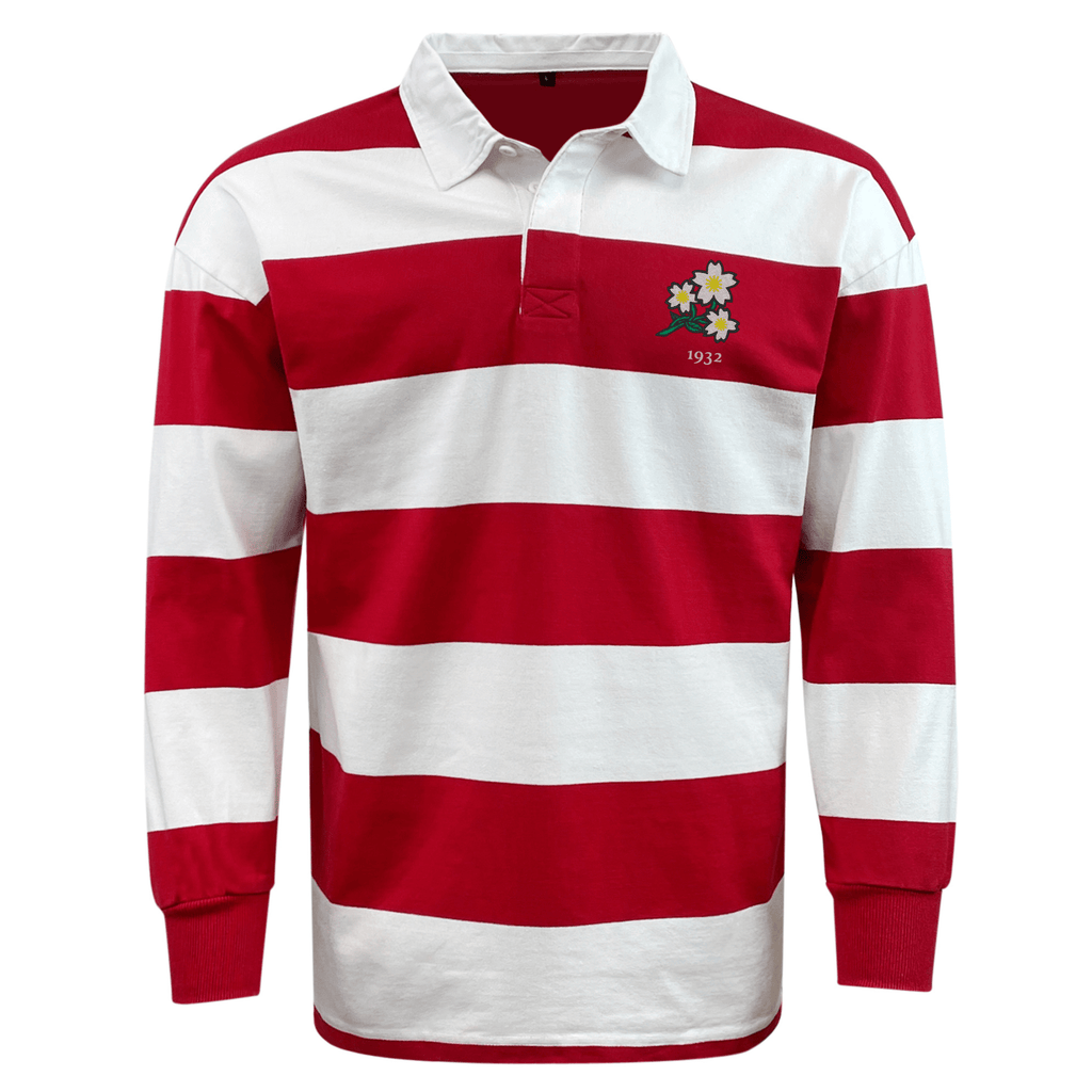 Nations of Rugby Japan Vintage Hooped Classic Jersey