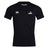 The Lindenwood University Rugby Club Dry Tee by EMB Canterbury showcases a white Canterbury logo on the right shoulder and a "Lindenwood" logo on the left chest. Equipped with Vapodri Technology, this black t-shirt offers exceptional breathability for optimal comfort and performance.