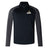 Lindenwood University Rugby Elite 1/4 Zip Top by EMB Canterbury, available in black and gray, displays the "Lindenwood" logo alongside a lion emblem on the chest, and is crafted with lower impact materials for enhanced performance and comfort.