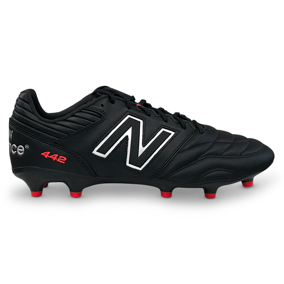 New Balance 442 V2 Pro Rugby Cleat - Firm Ground Boot - Black/Silver ...