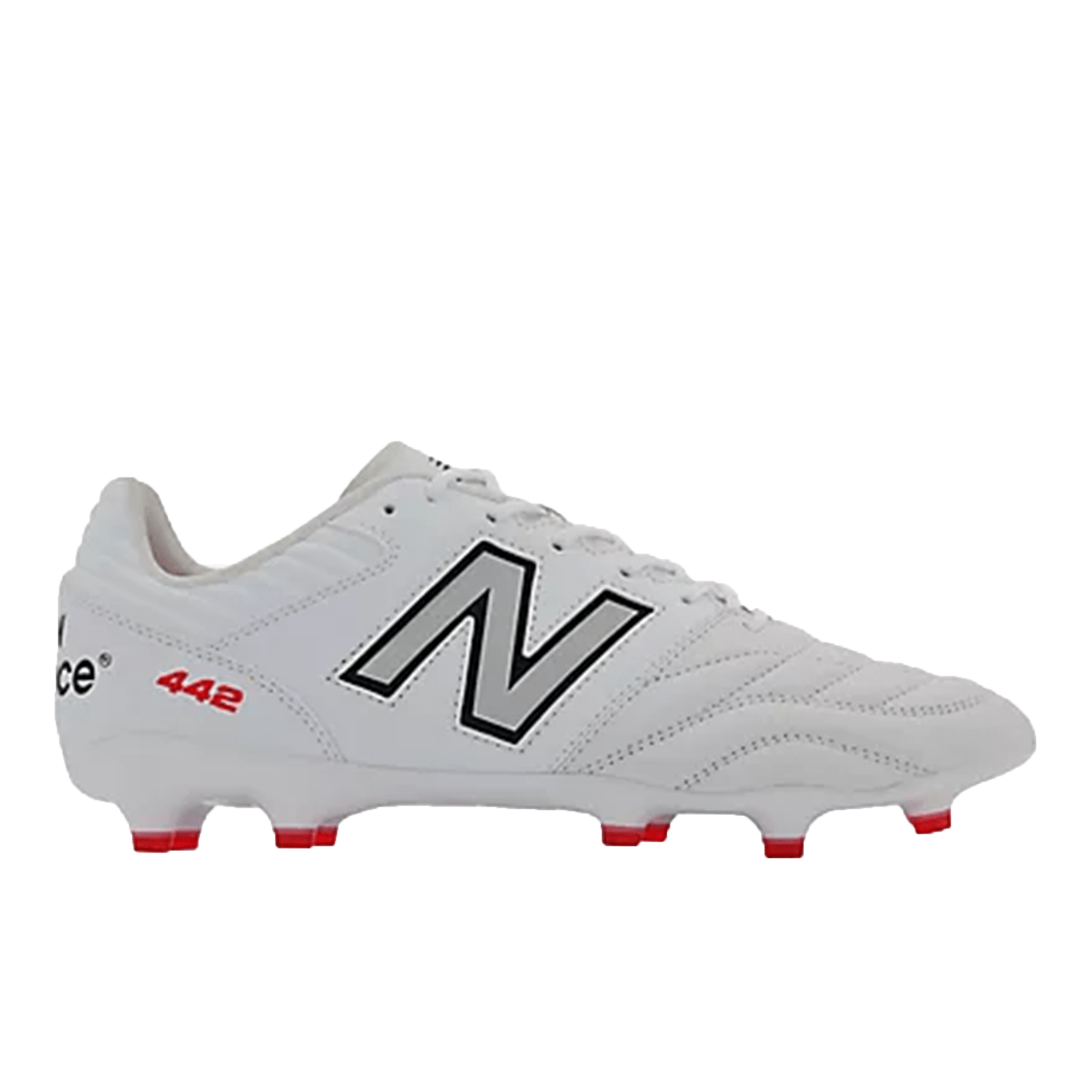New Balance 442 V2 Pro Rugby Cleat - Firm Ground Boot - White