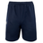 A pair of navy blue Canterbury Vapodri Woven Gym Shorts with an elastic waistband and a small logo on the left thigh, designed with lightweight fabric to provide freedom of movement.