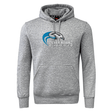 Syracuse Silver Hawks Club Hoodie by WRS Canterbury with a front pocket, featuring a "Silver Hawks" logo and the word "Syracuse" underneath, crafted from premium sweatshirt fleece.