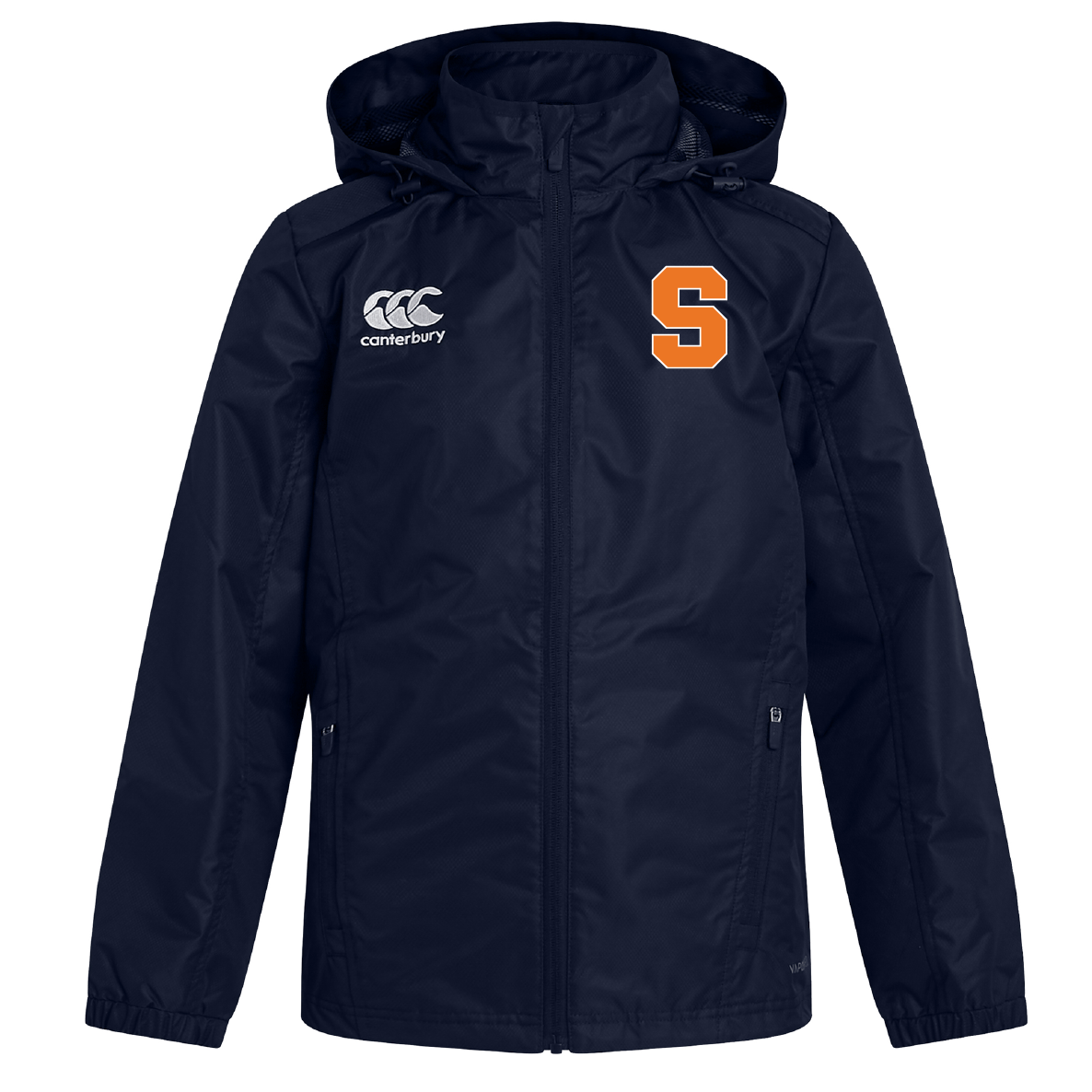 Syracuse University Women's RFC Club Vaposhield Full Zip Rain Jacket by Canterbury