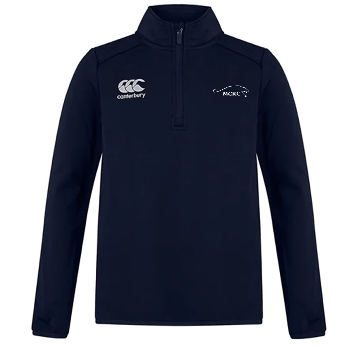 Middlebury College Rugby Club 1/4 Zip Mid Layer Training Top by Canterbury