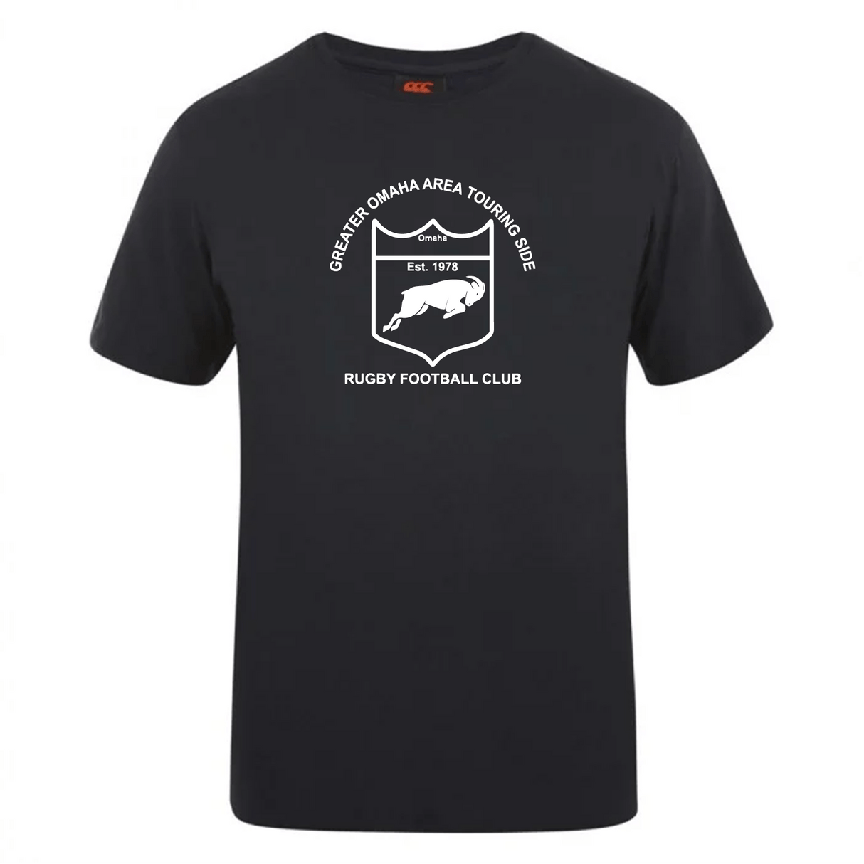 Omaha GOATS Rugby Club Plain Tee by Canterbury