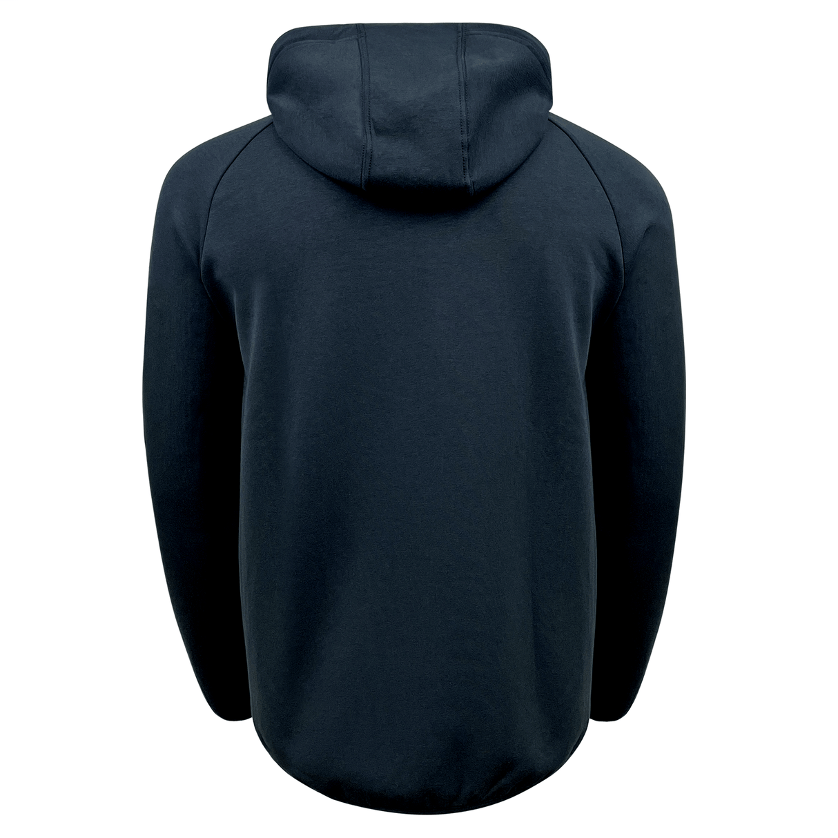 The back view of a Canterbury Tempo Vapodri Full-Zip Hoodie featuring Canterbury branding.