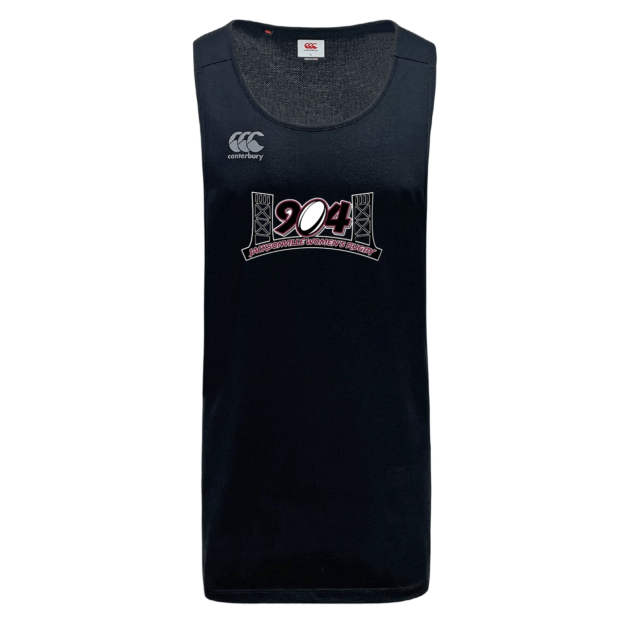 Jacksonville Women's Rugby Tempo Vapodri Singlet by Canterbury