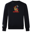 Experience comfort in the ultra-soft Berserkers Club Crew Sweatshirt by WRS Canterbury. It features a cartoon Viking with an axe above the text "Berserkers," along with an embroidered CCC logo on the sleeve.