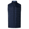 Navy blue, Canterbury Elite Microlite Gilet with a high collar and a visible logo on the left chest, displayed against a white background.