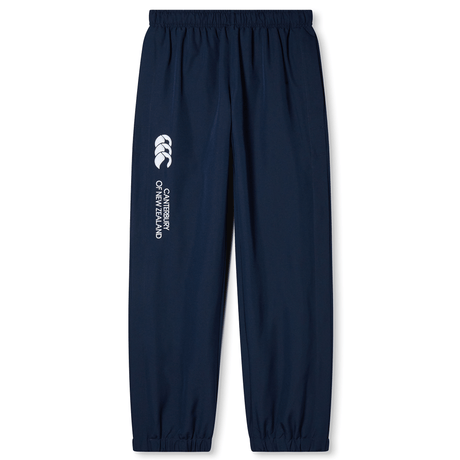 A Canterbury Cuffed Hem Stadium Pant with a white logo on the side.