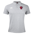 Grey Charlotte Cardinals Rugby Club Waimak Polo shirt with embroidered EMB Canterbury logo on the left chest.