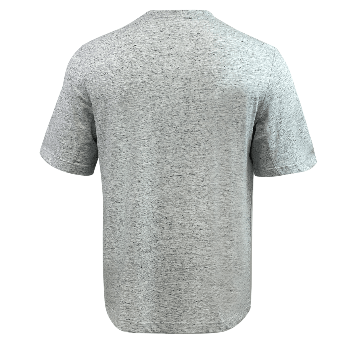 Plain gray Canterbury Captain T-Shirt displayed from the back, showcasing its retro look.