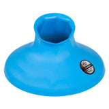 Blue low vortex kicking tee.