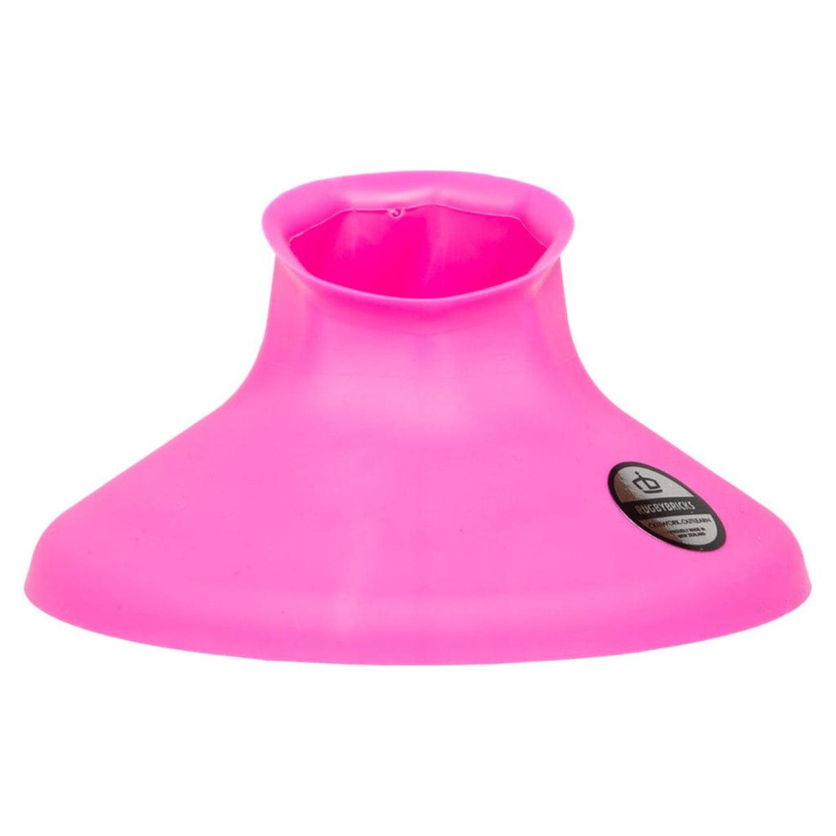 Pink low vortex kicking tee.